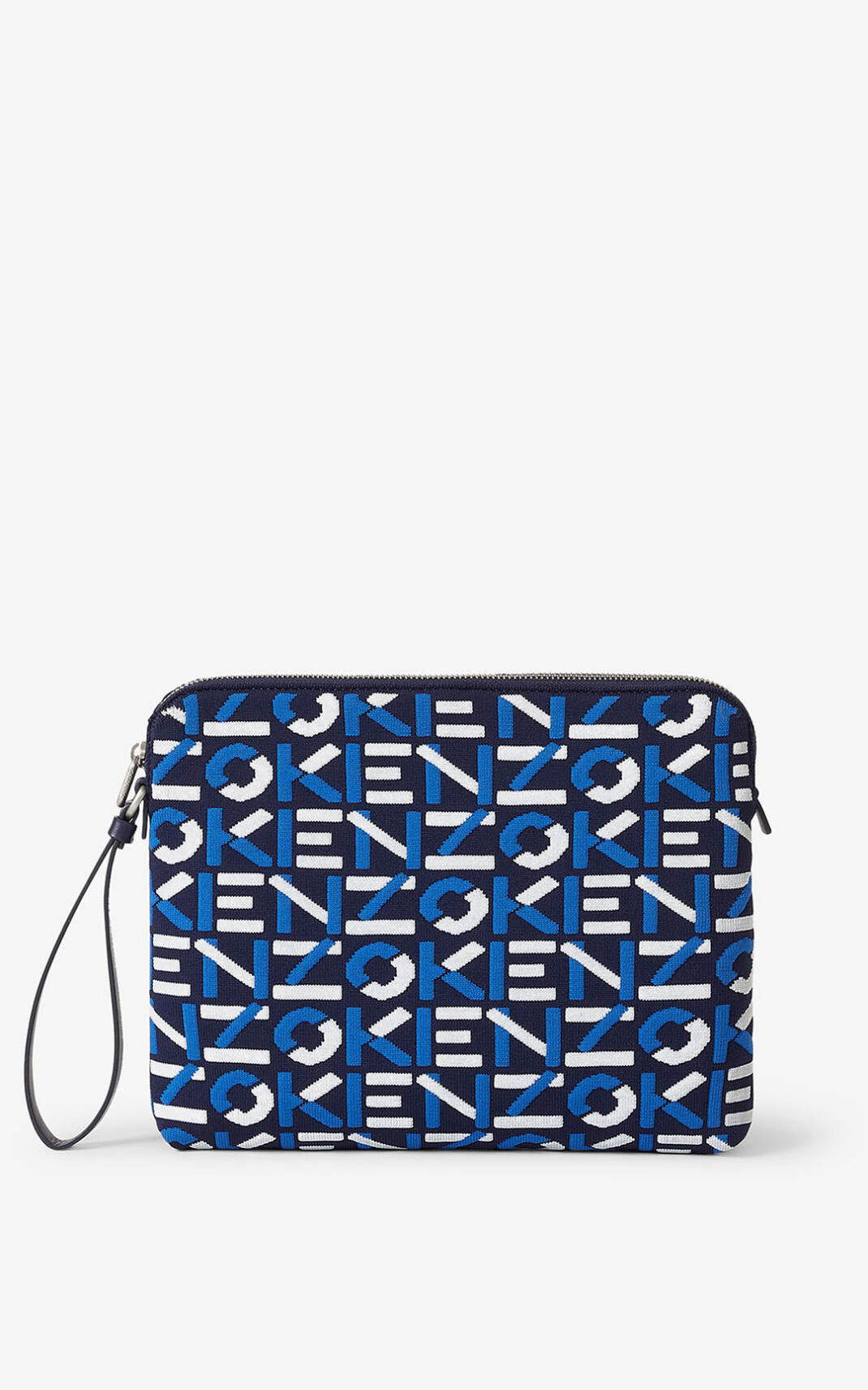 Kenzo Skuba monogrammed Clutch Hombre Azules | 9213740-XM